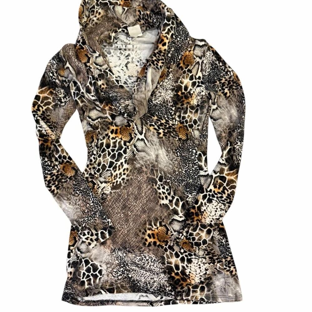 Y2K Vintage Cache Animal Print Dress